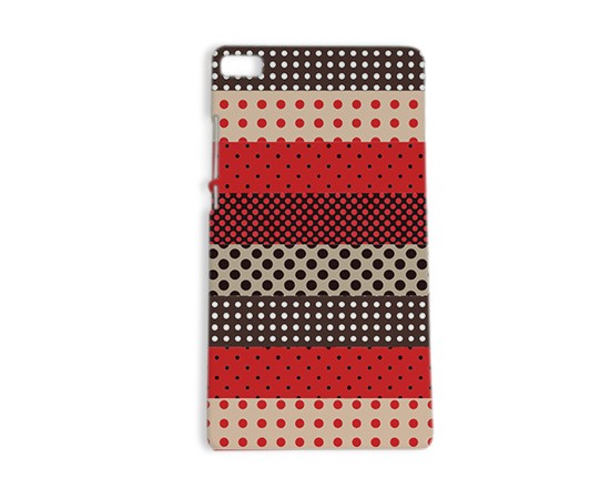 La cover con pois colorati per il tuo p8 lite