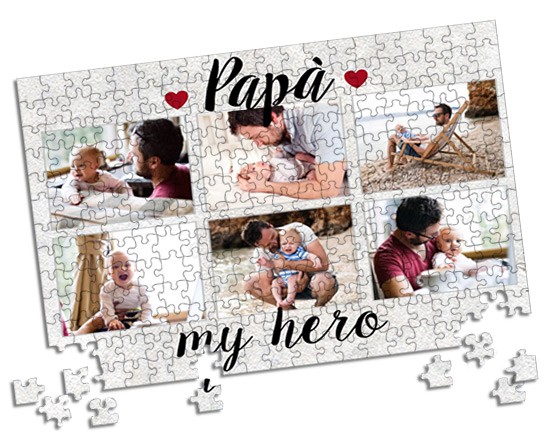 Puzzle A3 Dad hero
