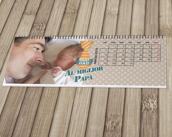 Un calendario da dedicare al tuo papà