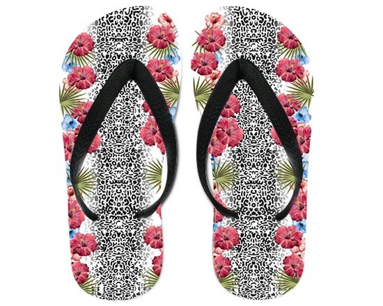 Infradito Fashion flowers