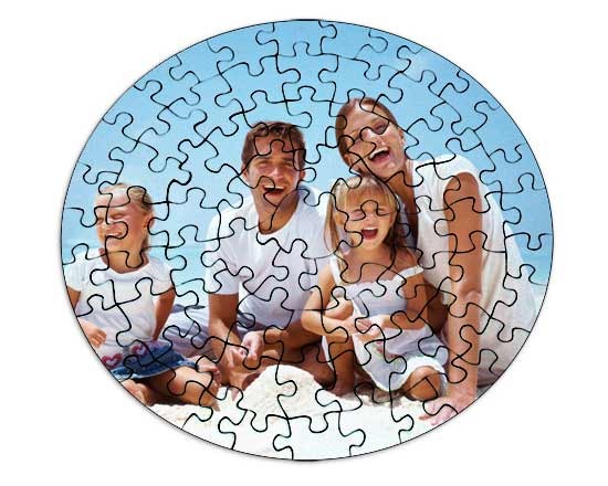 Puzzle Personalizzati Rotondi