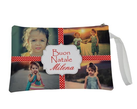 Pochette con grafica collage con nastri e stelle