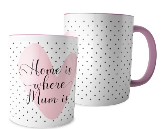 Tazza panoramica Cuore di mamma
