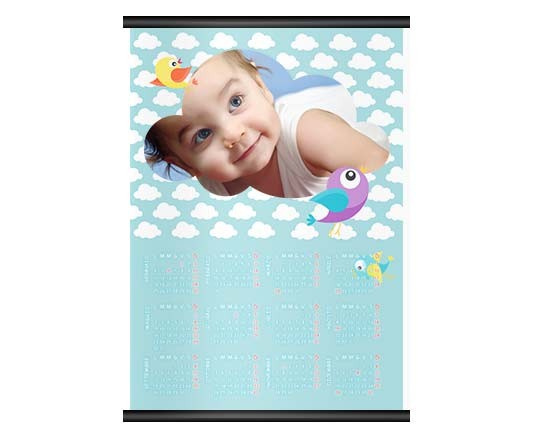 Calendario A4 Sweet birds