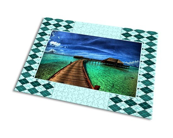 Puzzle 35x50 Rombi verdi
