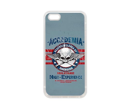 Cover in Silicone iPhone 5-5S Accademia