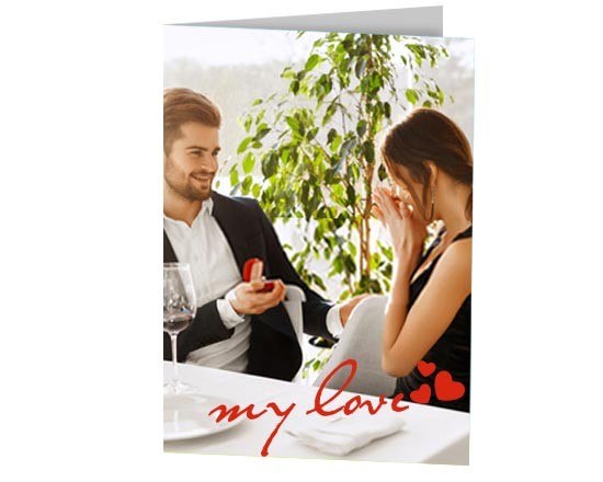 Cards con sfondo a cuori per auguri di S. valentino