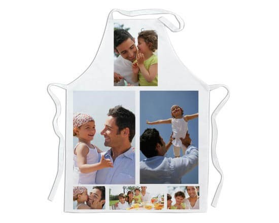 Grembiule collage come regalo per la festa della donna