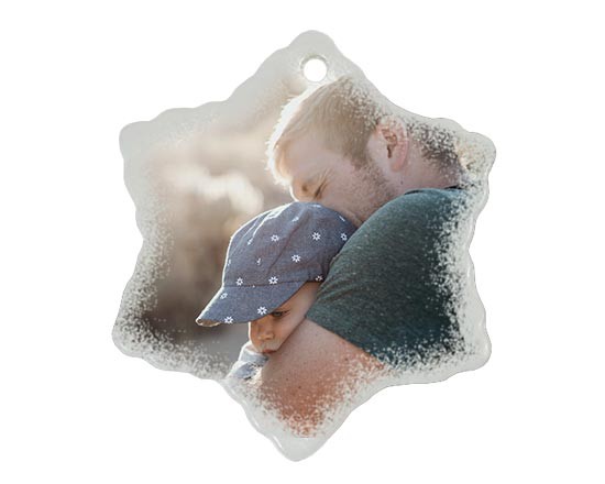 decorazione in ceramica fiocco di neve