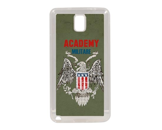 Cover in silicone Samsung Note 3 con aquila