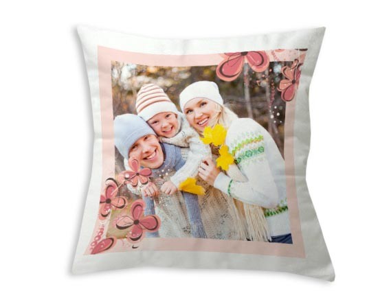 Cuscino classico personalizzato con grafiche e foto