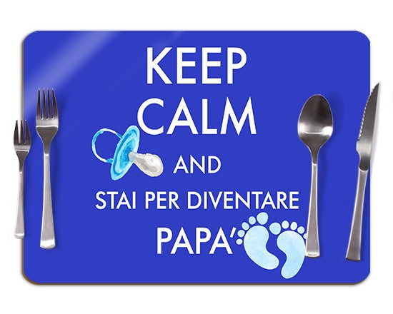 Tovaglietta in sughero con il Keep calm