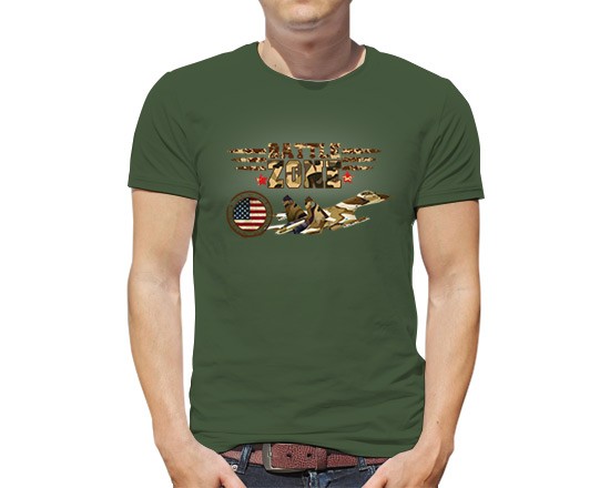 T-shirt Battle zone