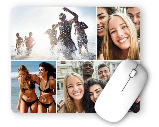 Tappetino per mouse con foto, l'idea perfetta per un gadget aziendale da regalare a dipendenti, fornitori, clienti