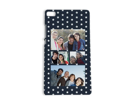 Cover Huawei P8 stampa 3D Stelle collage