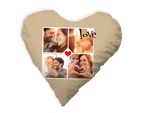Cuscino Cuore Elite Love 4 Riquadri