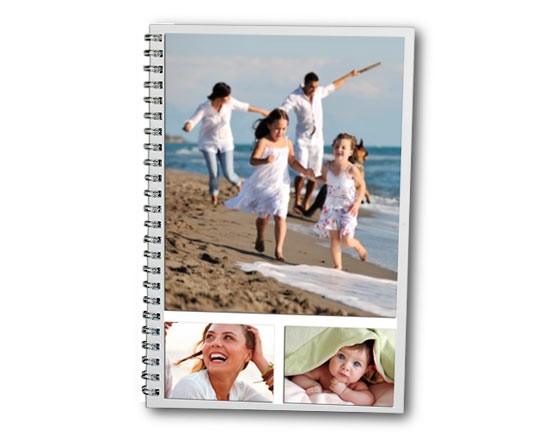 Agenda personalizzata con collage 6 riquadri