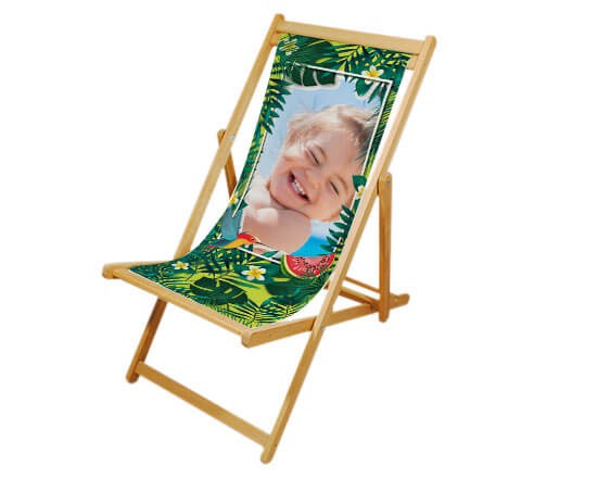Sdraio personalizzata con grafica esotica