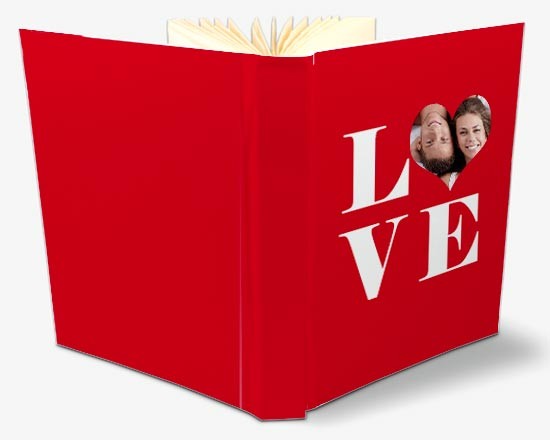 Album con foto 24x30 cm con copertina di S. Valentino