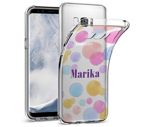 Cover trasparente Samsung S8 Water Pois