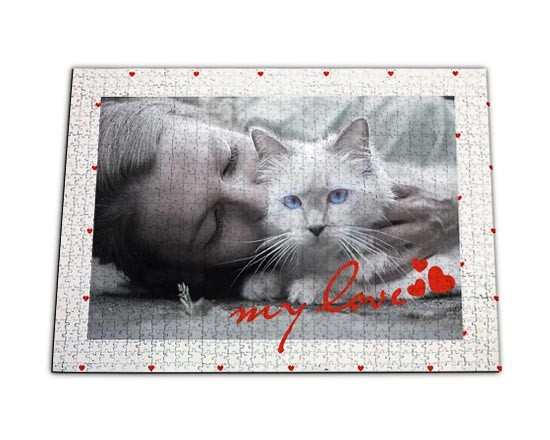 Puzzle 50x70 Texture cuori