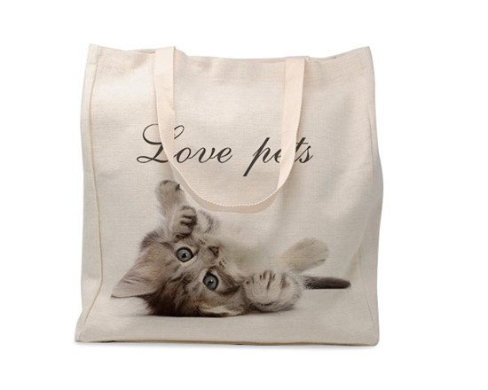 Shopper in Juta 36x39 Love Pets