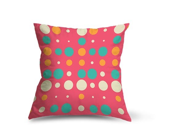 Cuscino dainetto Pois random