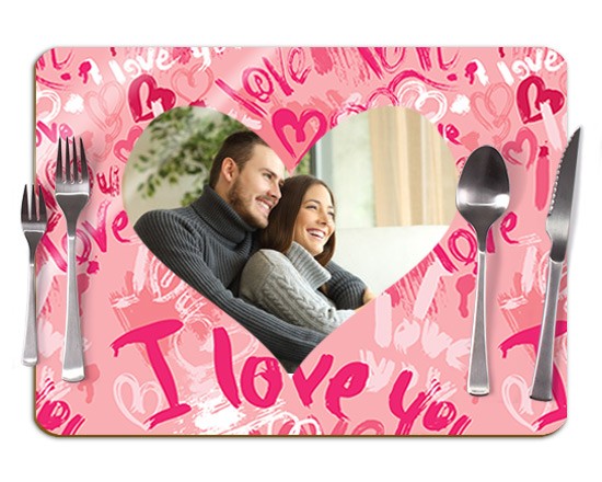 Tovaglietta in sughero Words of love