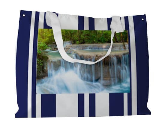 Fasce blu per la tua borsa mare