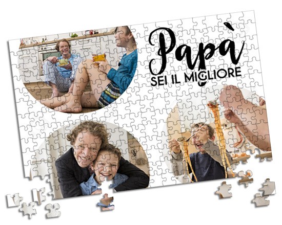 Puzzle A3 Papà sei il migliore