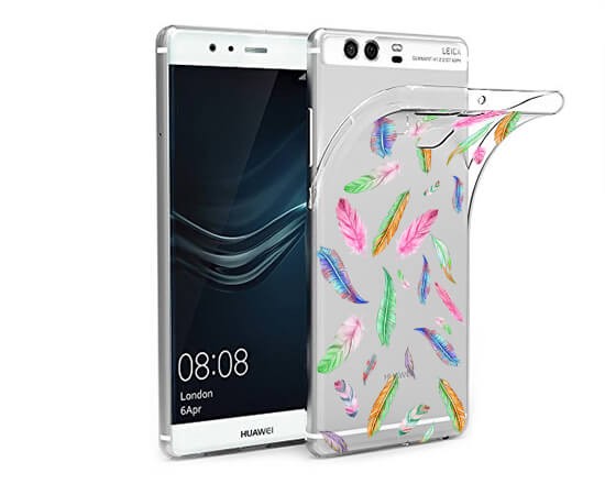 Cover trasparente Huawei P9 Plus Piume