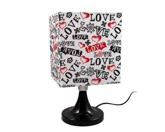 Lampada Quadrata Rotante Love in caos