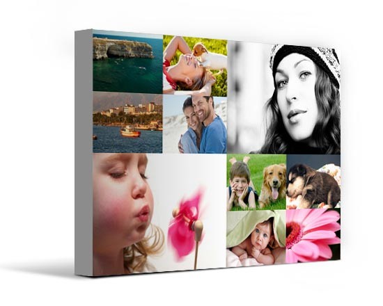Collage personalizzato con foto - 10 riquadri