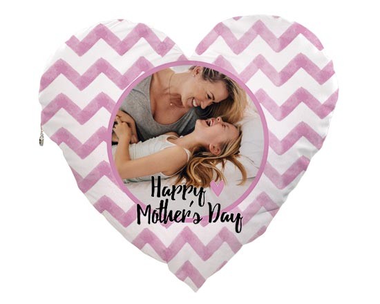 Cuscino Cuore Elite Zig zag mum