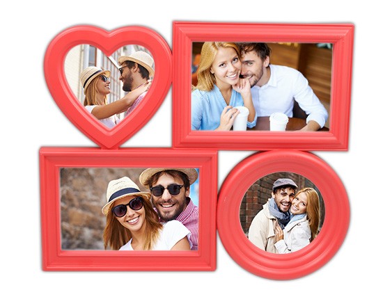 Cornice Foto Sweet Love Rossa