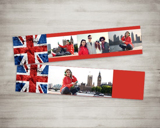 Il segnalibro in stile britannico