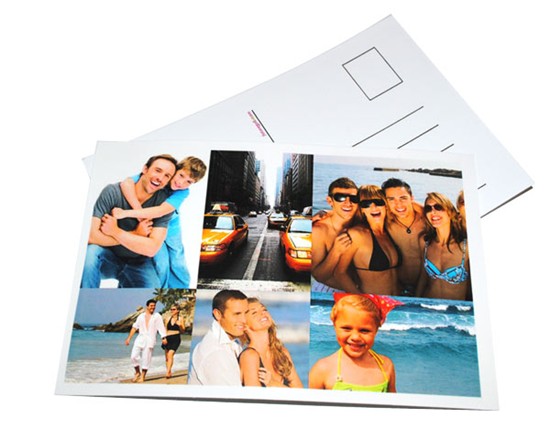 Collage su Cartolina