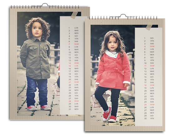 Lo sfondo rigato per il tuo calendario