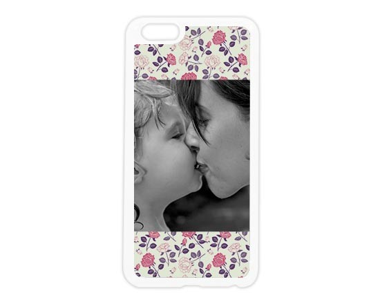 Cover in gel con grafica piena di rose