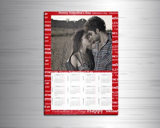Calendario magnetico A3 Love words