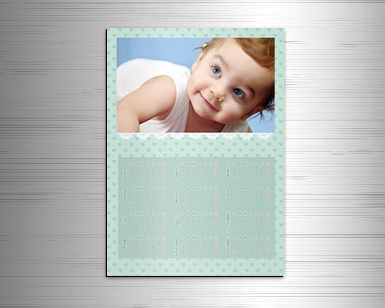 Calendario magnetico A3 Bimbo