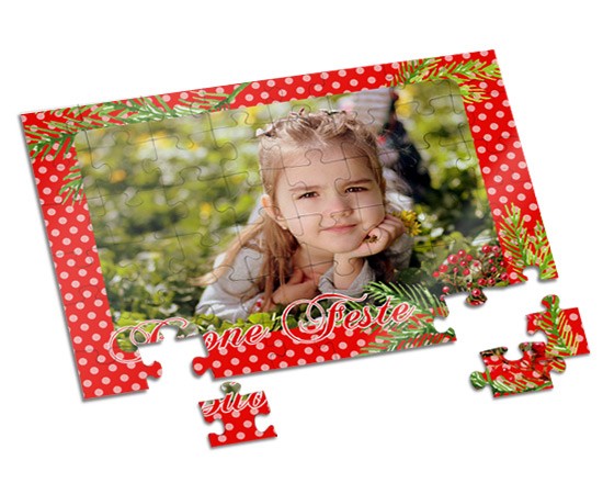 Puzzle A4 Bacche natalizie