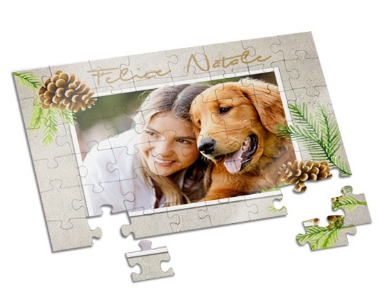 Puzzle A4 Pine cone