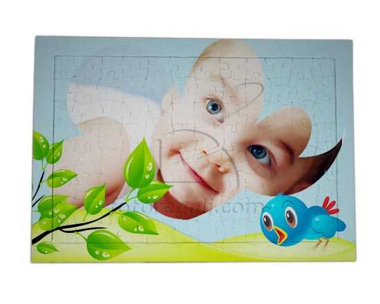 Puzzle in legno con cornice formato A4