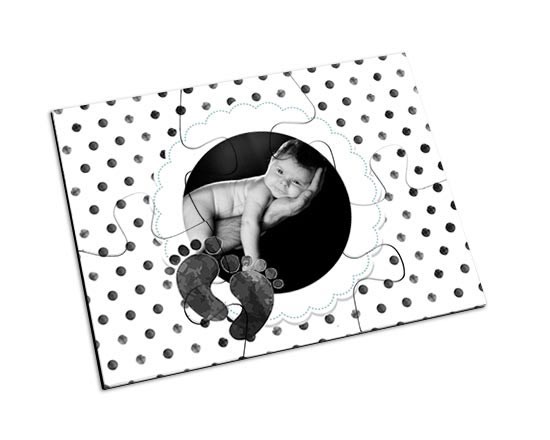 Puzzle magnetici rettangolari Piedini neri