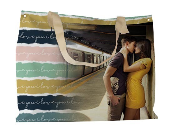 Borsa mare Romantic bands