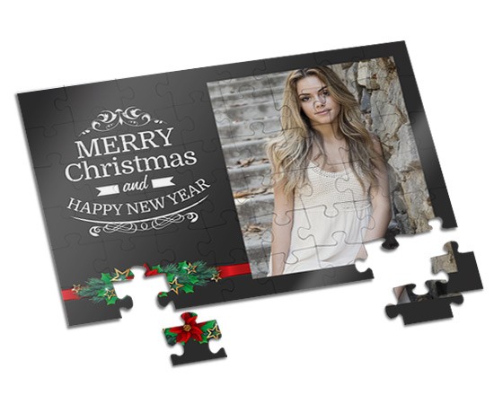 Puzzle A4 Merry Christmas