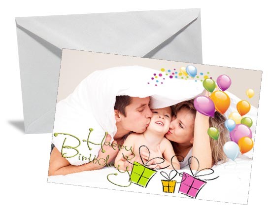 Bigliettino di compleanno personalizzato