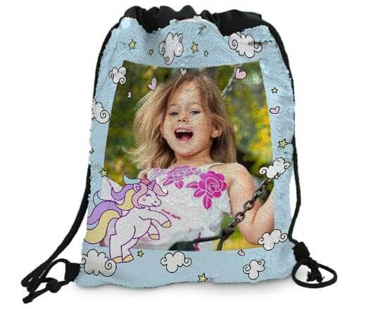 Sacca con paillettes Mini Pony