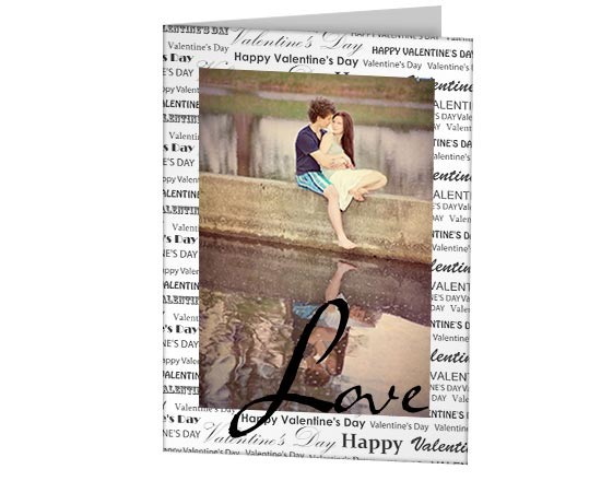 Cards di S. valentino dalla grafica elegante e chic
